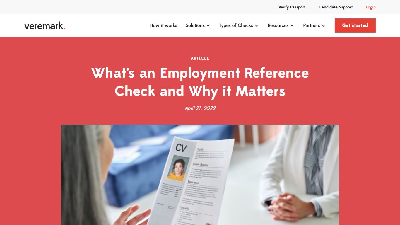 What’s an Employment Reference Check and Why it Matters - Veremark